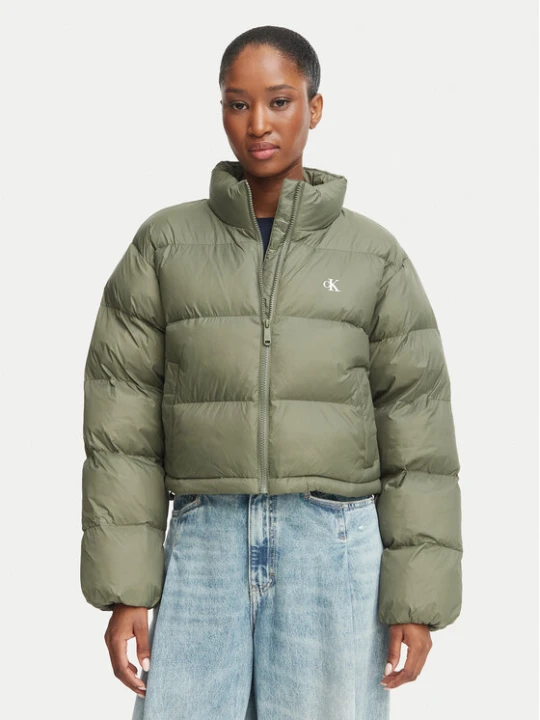 Zdjęcie produktu Calvin Klein Jeans Kurtka zimowa Essential LV047H503G Khaki Regular Fit