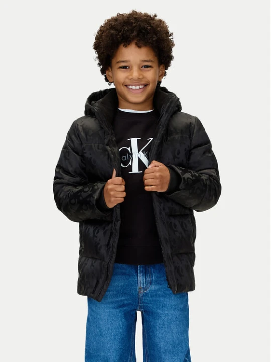 Zdjęcie produktu Calvin Klein Jeans Kurtka zimowa IB0IB02570 Czarny Regular Fit