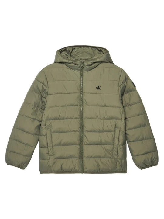 Zdjęcie produktu Calvin Klein Jeans Kurtka zimowa Inst Logo IB0IB02174 D Zielony Regular Fit