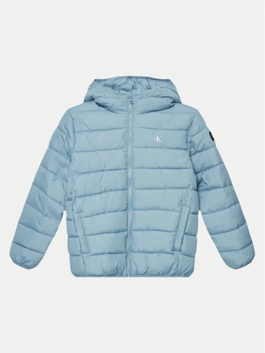 Zdjęcie produktu Calvin Klein Jeans Kurtka zimowa Inst Logo IB0IB02174 Niebieski Regular Fit