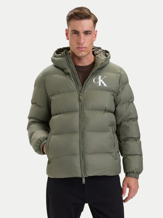 Zdjęcie produktu Calvin Klein Jeans Kurtka zimowa LV04RG513G Khaki Regular Fit