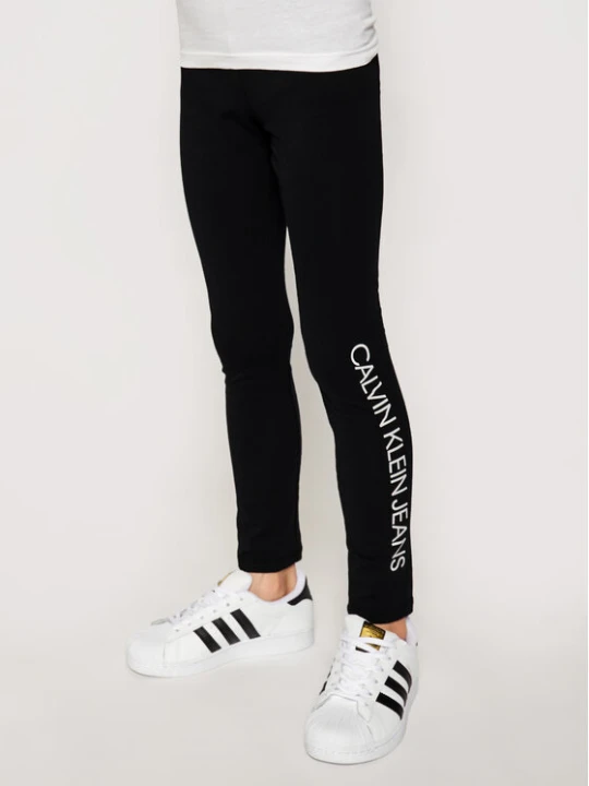 Zdjęcie produktu Calvin Klein Jeans Legginsy Logo IG0IG00740 Czarny Slim Fit