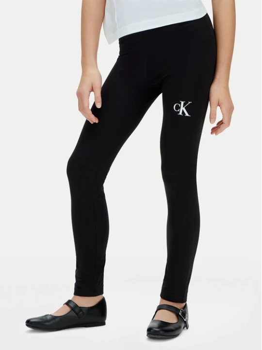 Zdjęcie produktu Calvin Klein Jeans Legginsy LVCKSJC26G Czarny Slim Fit