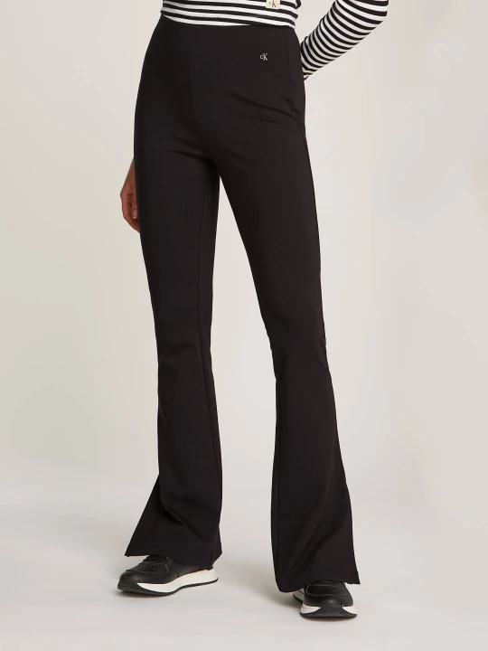 Zdjęcie produktu Calvin Klein Jeans Legginsy MILANO | flare fit czarny