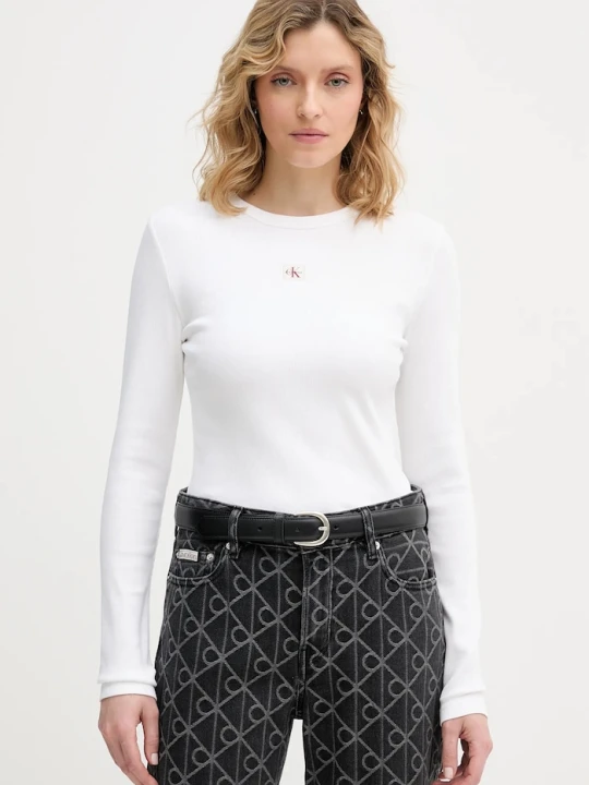 Zdjęcie produktu Calvin Klein Jeans longsleeve biały