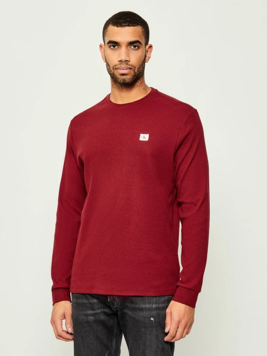 Zdjęcie produktu Calvin Klein Jeans Longsleeve | Classic fit bordowy