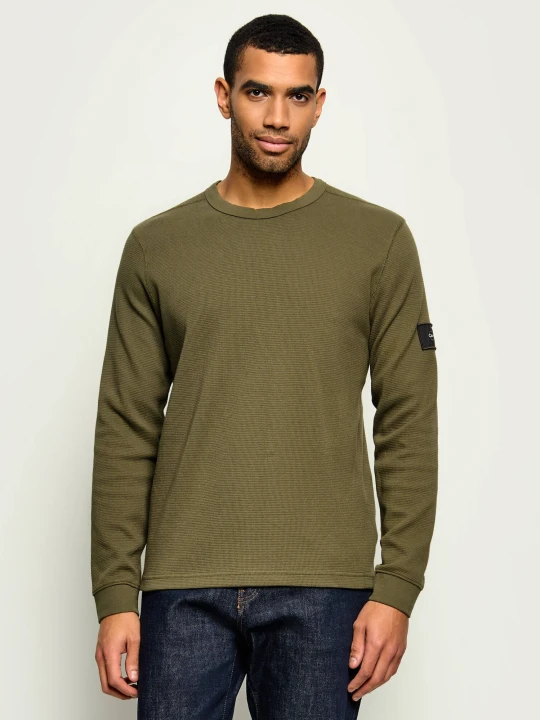 Zdjęcie produktu Calvin Klein Jeans Longsleeve | Classic fit oliwkowy