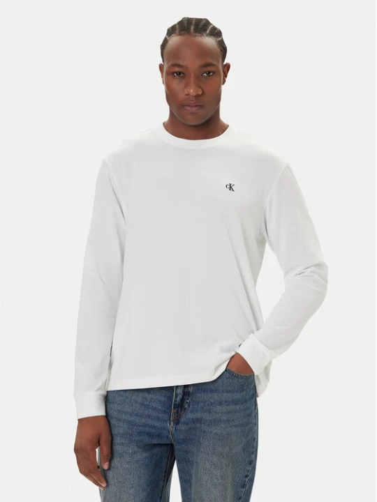 Zdjęcie produktu Calvin Klein Jeans Longsleeve Easy LV04RD247G Biały Regular Fit