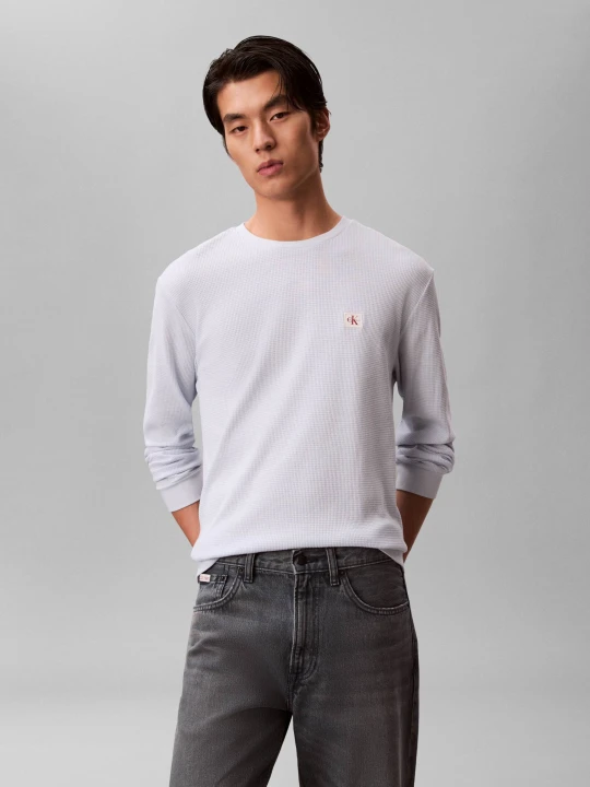 Zdjęcie produktu Calvin Klein Jeans Longsleeve | Regular Fit błękitny