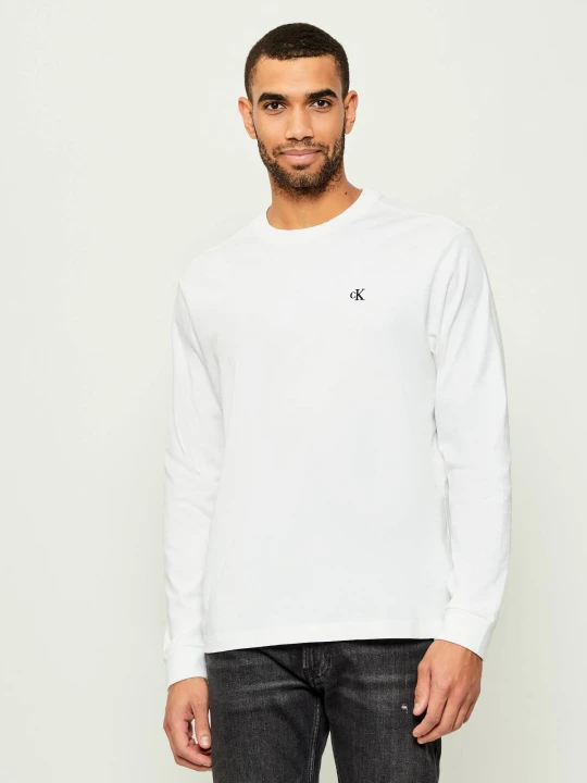 Zdjęcie produktu Calvin Klein Jeans Longsleeve | Regular Fit biały