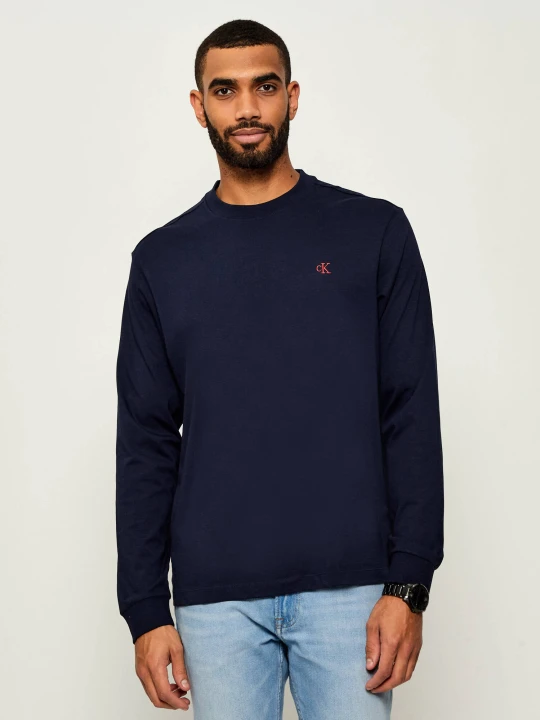 Zdjęcie produktu Calvin Klein Jeans Longsleeve | Regular Fit granatowy