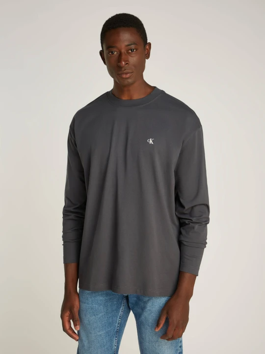 Zdjęcie produktu Calvin Klein Jeans Longsleeve | Regular Fit grafitowy