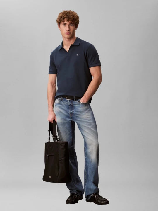 Zdjęcie produktu Calvin Klein Jeans koszulka polo Mężczyźni Bawełna niebieski