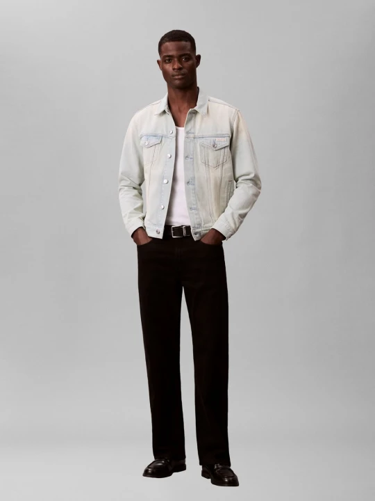 Zdjęcie produktu Calvin Klein Jeans kurtka dżinsowa Mężczyźni Bawełna niebieski
