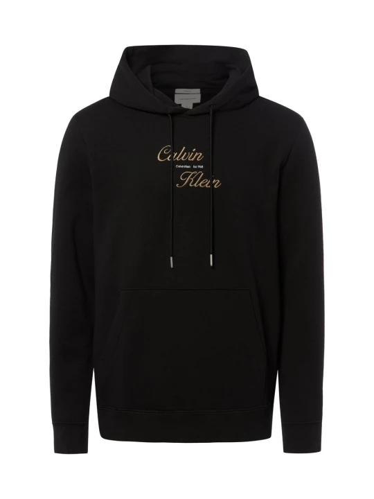 Zdjęcie produktu Calvin Klein Jeans sweter z kapturem Mężczyźni Bawełna (100%) czarny