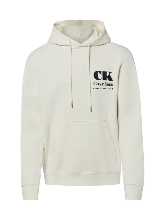 Zdjęcie produktu Calvin Klein Jeans sweter z kapturem Mężczyźni Bawełna biały | wielokolorowy