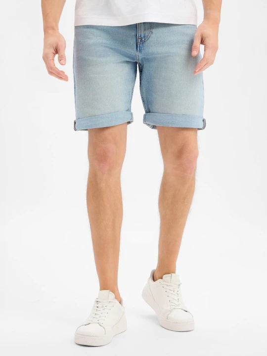 Zdjęcie produktu Calvin Klein Jeans szorty dżinsowe Mężczyźni Bawełna niebieski