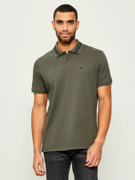 Zdjęcie produktu Calvin Klein Jeans Polo | Classic fit zielony