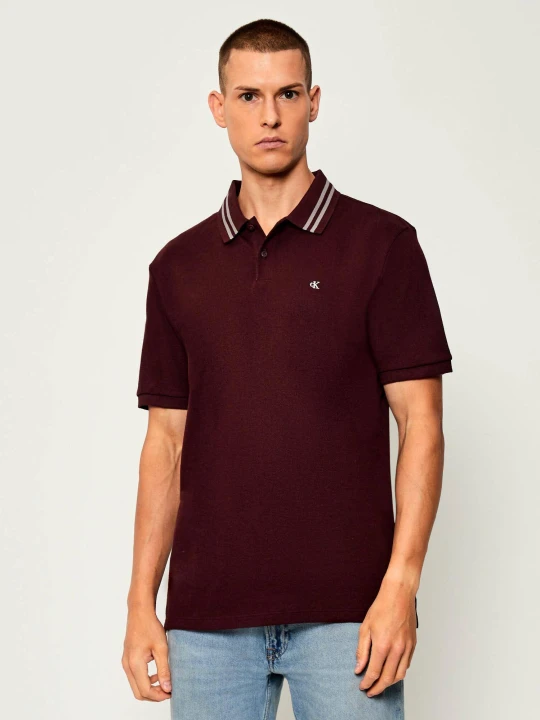 Zdjęcie produktu Calvin Klein Jeans Polo | Classic fit bordowy