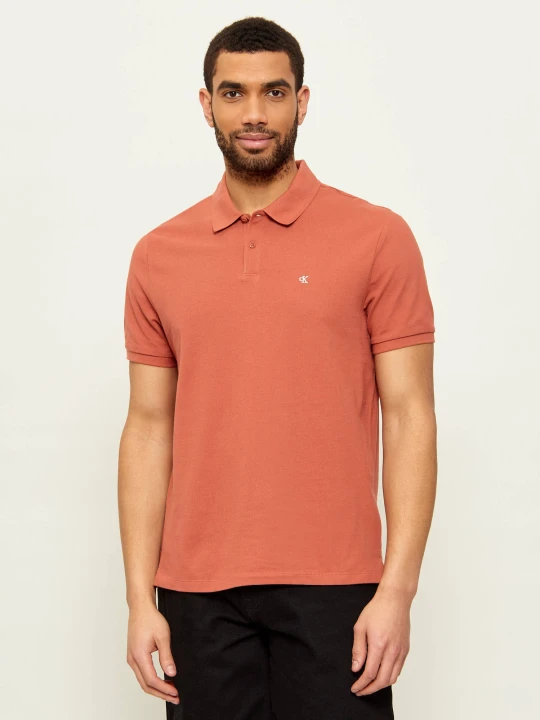 Zdjęcie produktu Calvin Klein Jeans Polo | Classic fit | pique pomarańczowy
