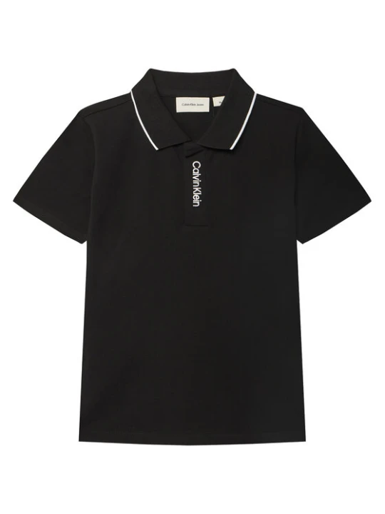 Zdjęcie produktu Calvin Klein Jeans Polo Embro Logo IB0IB02542 D Czarny Regular Fit