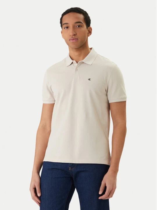 Zdjęcie produktu Calvin Klein Jeans Polo LV040EM269 Beżowy Regular Fit