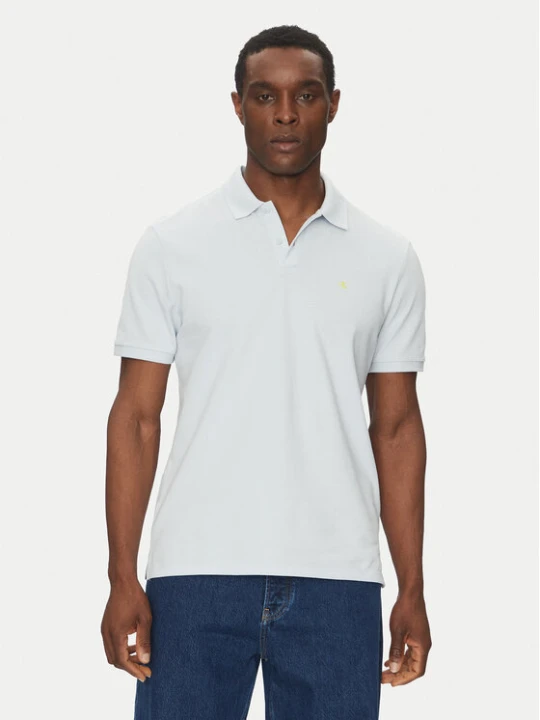 Zdjęcie produktu Calvin Klein Jeans Polo LV040EM269 Błękitny Regular Fit Niebieski jasny