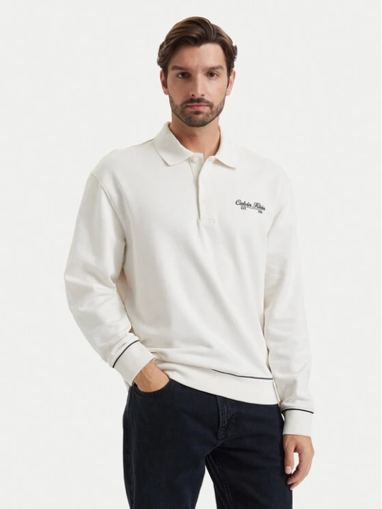 Zdjęcie produktu Calvin Klein Jeans Polo LV04RG202G Biały Regular Fit