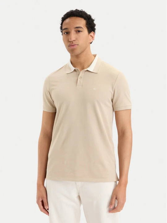 Zdjęcie produktu Calvin Klein Jeans Polo LV04RG234G Beżowy jasny Regular Fit