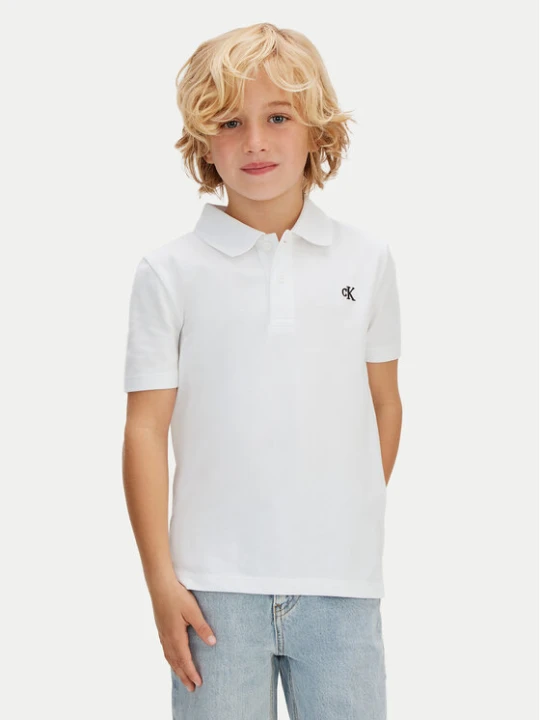 Zdjęcie produktu Calvin Klein Jeans Polo LVCKSJB29B Biały Regular Fit