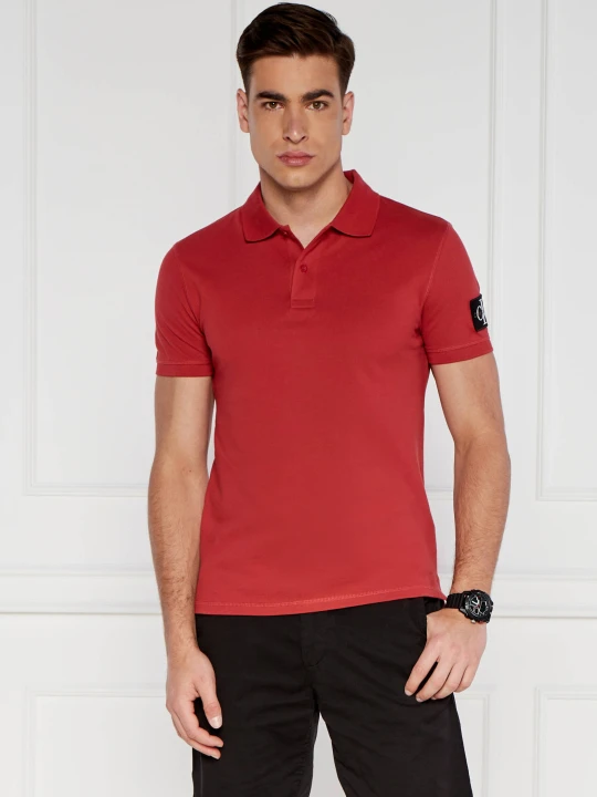 Zdjęcie produktu Calvin Klein Jeans Polo | Regular Fit czerwony