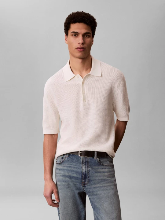 Zdjęcie produktu Calvin Klein Jeans Polo | Relaxed fit ecru