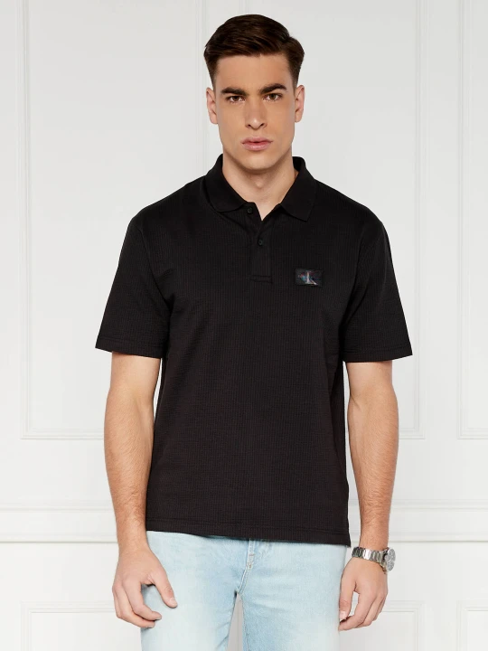 Zdjęcie produktu Calvin Klein Jeans Polo | Relaxed fit | stretch czarny
