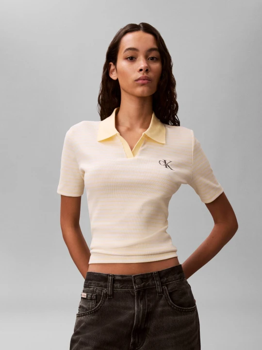 Zdjęcie produktu Calvin Klein Jeans Polo | Slim Fit żółty