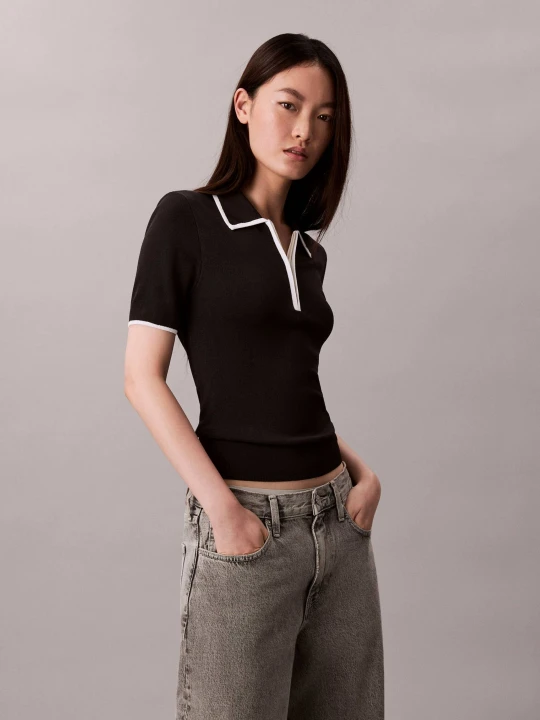 Zdjęcie produktu Calvin Klein Jeans Polo | Slim Fit czarny