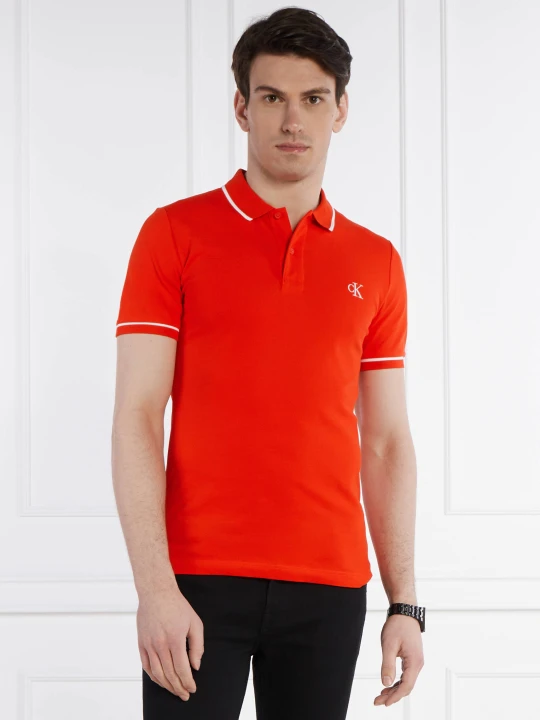 Zdjęcie produktu Calvin Klein Jeans Polo | Slim Fit | pique czerwony