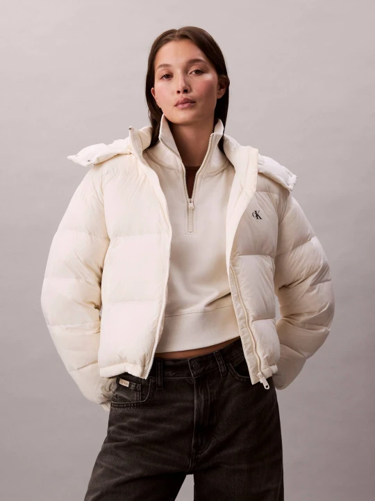 Zdjęcie produktu Calvin Klein Jeans Puchowa kurtka | Regular Fit ecru