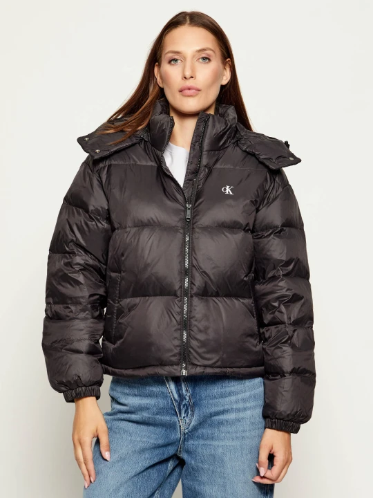 Zdjęcie produktu Calvin Klein Jeans Puchowa kurtka | Regular Fit czarny