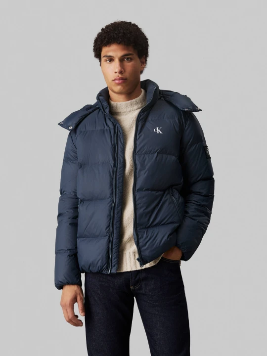 Zdjęcie produktu Calvin Klein Jeans Puchowa kurtka | Regular Fit granatowy