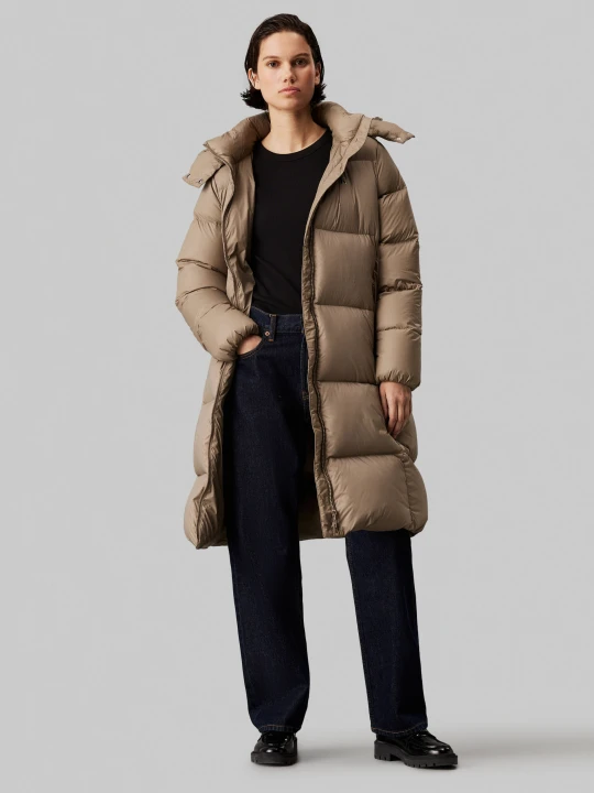 Zdjęcie produktu Calvin Klein Jeans Puchowa kurtka | Regular Fit beżowy