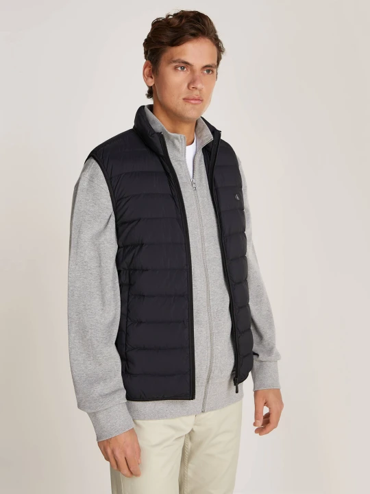 Zdjęcie produktu Calvin Klein Jeans Puchowy bezrękawnik | Regular Fit czarny