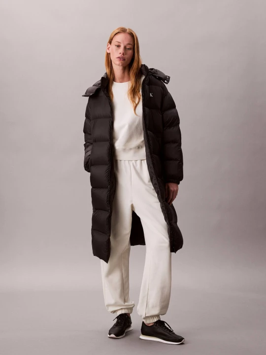 Zdjęcie produktu Calvin Klein Jeans Puchowy płaszcz ESSENTIAL czarny