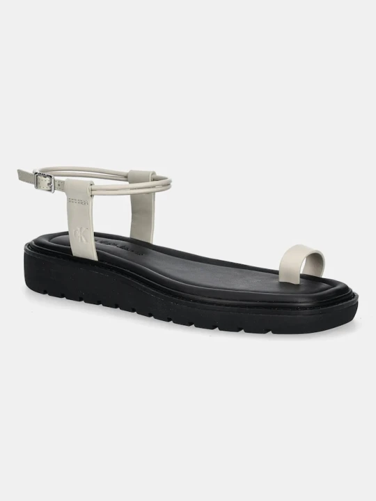 Zdjęcie produktu Calvin Klein Jeans sandały ROPE TOE POST SANDAL LTH MG beżowy