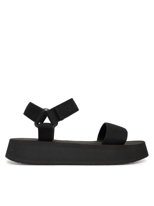 Zdjęcie produktu Calvin Klein Jeans Sandały Sandal Velcro Webbing Mg YW0YW01693 Czarny