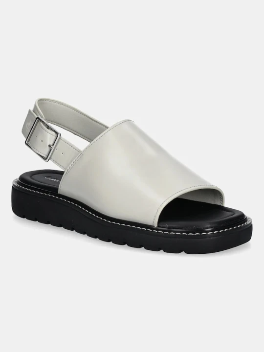 Zdjęcie produktu Calvin Klein Jeans sandały SQ MOLDED SANDAL SLING MG LTH beżowy
