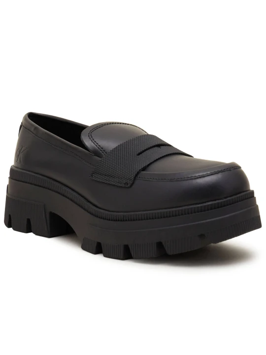 Zdjęcie produktu Calvin Klein Jeans Skórzane loafersy czarny