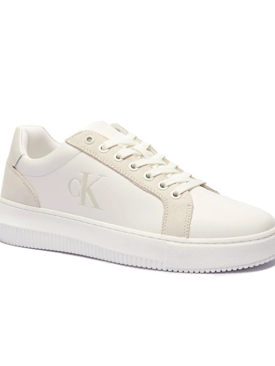 Zdjęcie produktu Calvin Klein Jeans Skórzane sneakersy biały