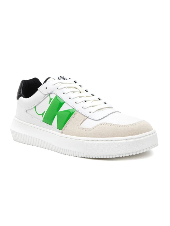 Zdjęcie produktu Calvin Klein Jeans Skórzane sneakersy biały