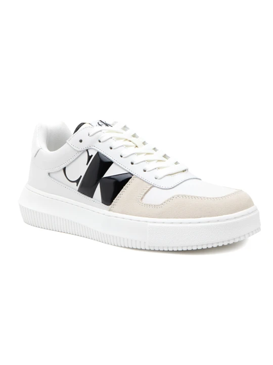 Zdjęcie produktu Calvin Klein Jeans Skórzane sneakersy biały