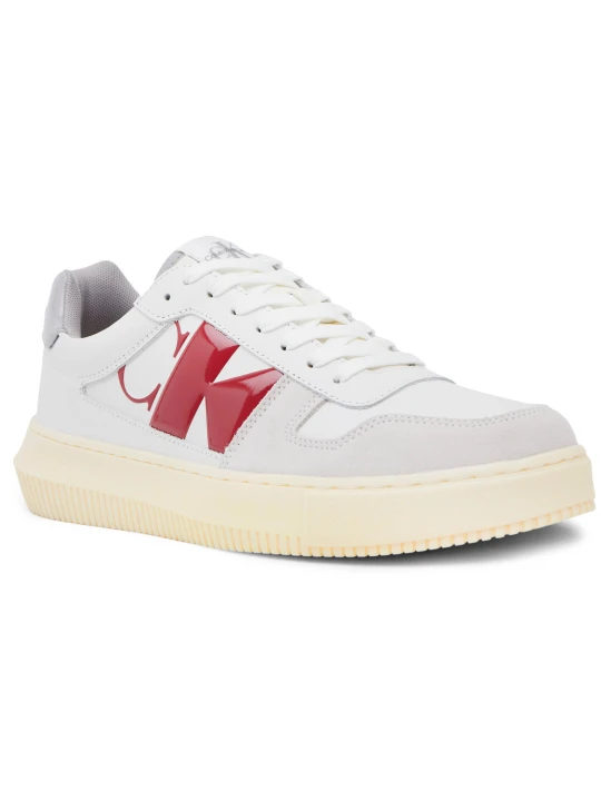 Zdjęcie produktu Calvin Klein Jeans Skórzane sneakersy biały